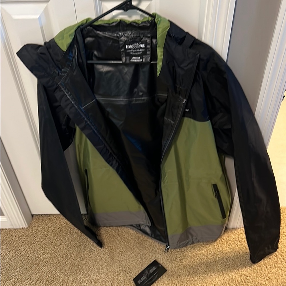 Black and Green Men's Jacket